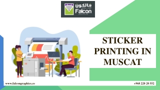 STICKER PRINTING IN MUSCAT
