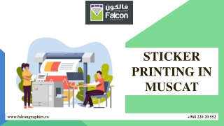 STICKER PRINTING IN MUSCAT