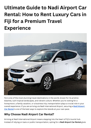 documentnadi airport car rental