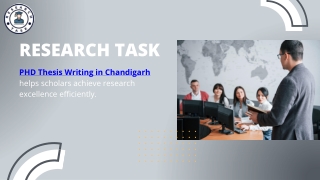 PHD Thesis Writing in Chandigarh