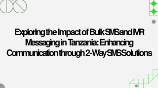 Bulk SMS – Reliable, Scalable & Secure Messaging