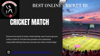 How to Choose the Best Cricket Betting ID Provider