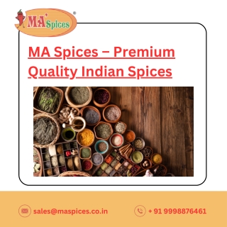 MASpices – Premium Quality Indian Spices