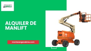 alquiler de manlift