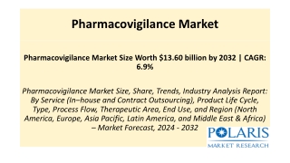 Pharmacovigilance Market Size Worth USD 13.60 billion by 2032