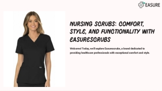 Nursing Scrubs Comfort, Style, and Functionality with EasureScrubs
