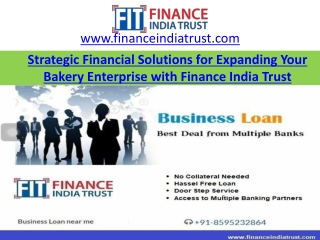 Strategic Financial Solutions for Expanding Your Bakery Enterprise with FIT