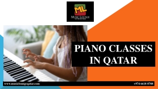 PIANO CLASSES IN QATAR
