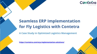 Seamless ERP Implementation for Fly Logistics with Contetra