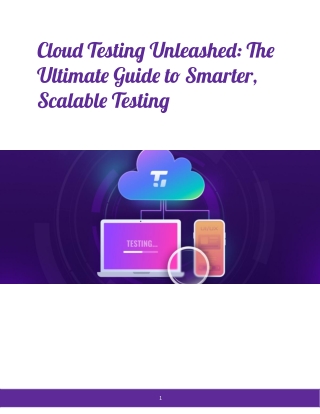 Cloud Testing Demystified: A Basic Handbook for Agile Teams