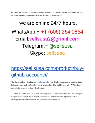 Buy GitHub Accounts With Contributions History, Stars, ...