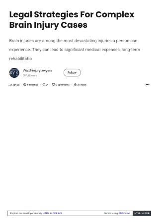 Brain injury in Beverly Hills