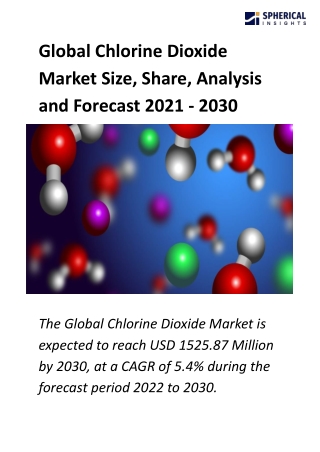 Chlorine Dioxide Market