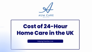Cost of 24-Hour Home Care in the UK