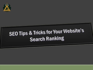 SEO tips & tricks for your website's search ranking