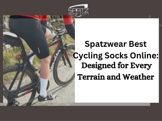 Spatzwear Best Cycling Socks Online: Designed for Every Terrain and Weather