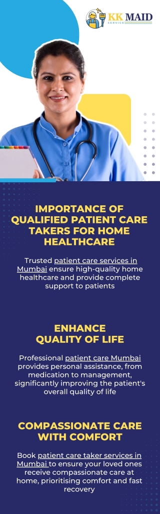 IMPORTANCE OF QUALIFIED PATIENT CARE TAKERS FOR HOME HEALTHCARE