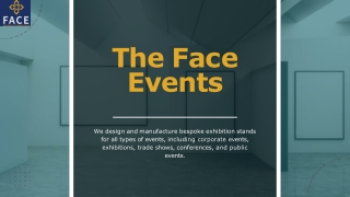 The Face Events- Exhibition Stand Companies In UAE.