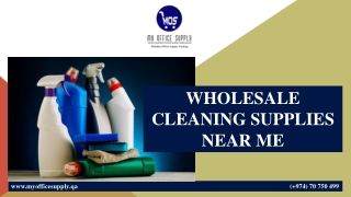 WHOLESALE CLEANING SUPPLIES NEAR ME