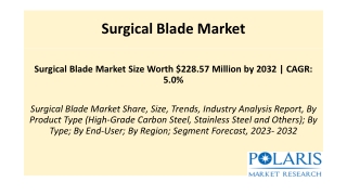 Surgical Blade Market Dynamics Growth Factors & Competitive Landscape