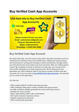 Buy Verified Cash App Accounts - Copy