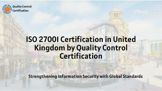 ISO 27001 Certification in United Kingdom