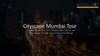 Cityscape Mumbai Tour
