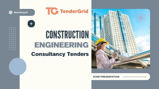 Construction Engineering Consultancy Tenders