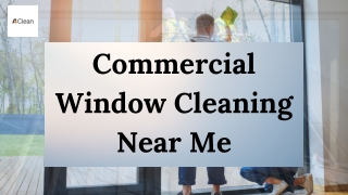 Commercial Window Cleaning Near Me | Aplusclean Professional Services
