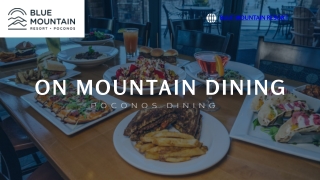 Blue Mountain Dining