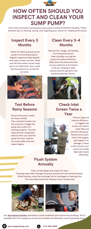 How Often Should You Inspect and Clean Your Sump Pump