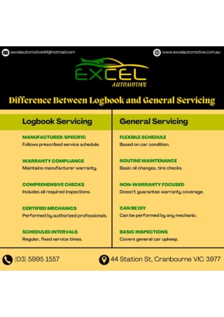 Drive Confidently with Expert Logbook Care | Excel Automotive