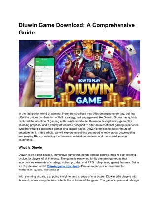 diuwin game download