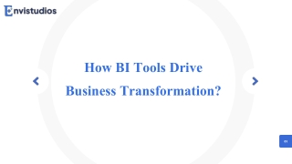 How BI Tools Drive Business Transformation?