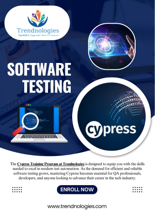 Cypress training in Chennai