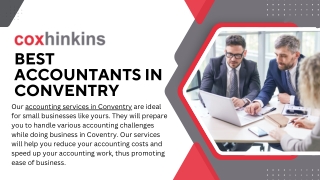 Best Accountants in Conventry