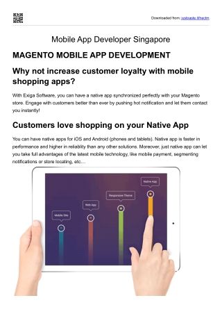 MAGENTO MOBILE APP DEVELOPMENT