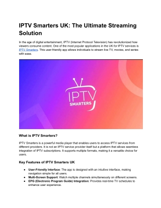 IPTV Smarters UK_