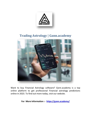 Trading Astrology | Gann.academy