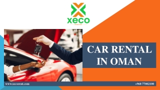 CAR RENTAL IN OMAN
