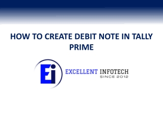 How to Create Debit Note In Tally Prime