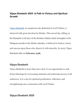 vijaya ekadashi 2025