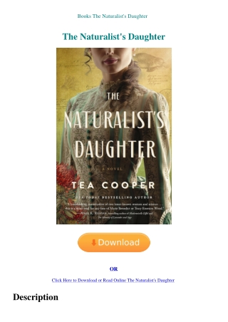 Books The Naturalist's Daughter