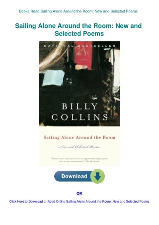 Books Read Sailing Alone Around the Room New and Selected Poems