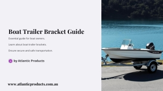 Boat trailer bracket-