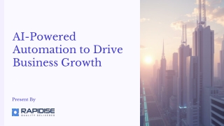 AI Powered Automation to Drive Business Growth