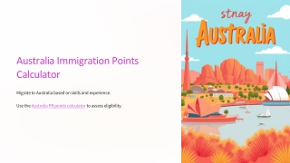 Australia-Immigration-Points-Calculator