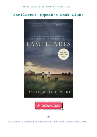 Books Familiaris (Oprah's Book Club)