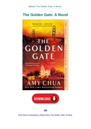 eBooks The Golden Gate A Novel