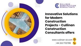 Innovative Solutions for Modern Construction Projects